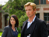 Simon Baker and Robin Tunney in The Mentalist